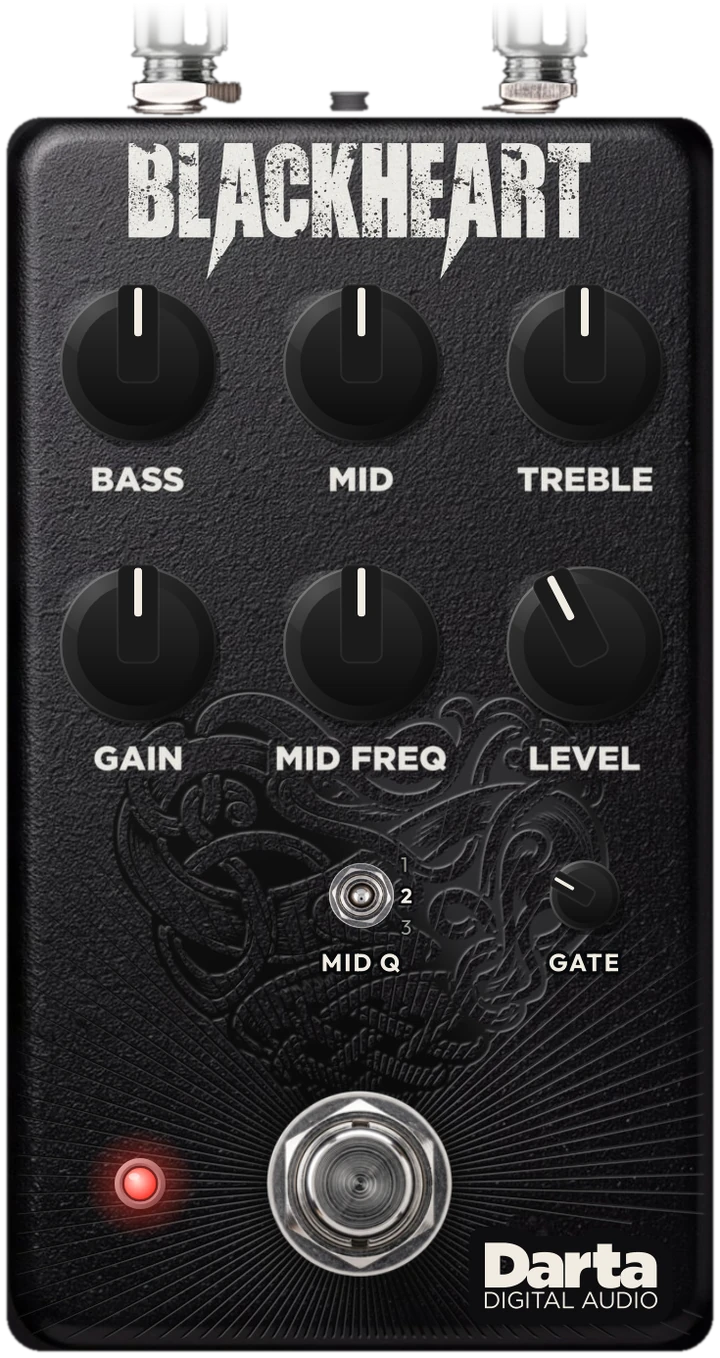 BLACKHEART - distorção de alto ganho em plugin da Darta Digital Audio